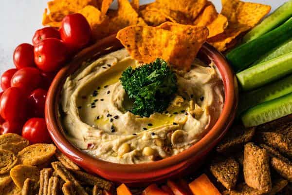 What can be found in hummus?